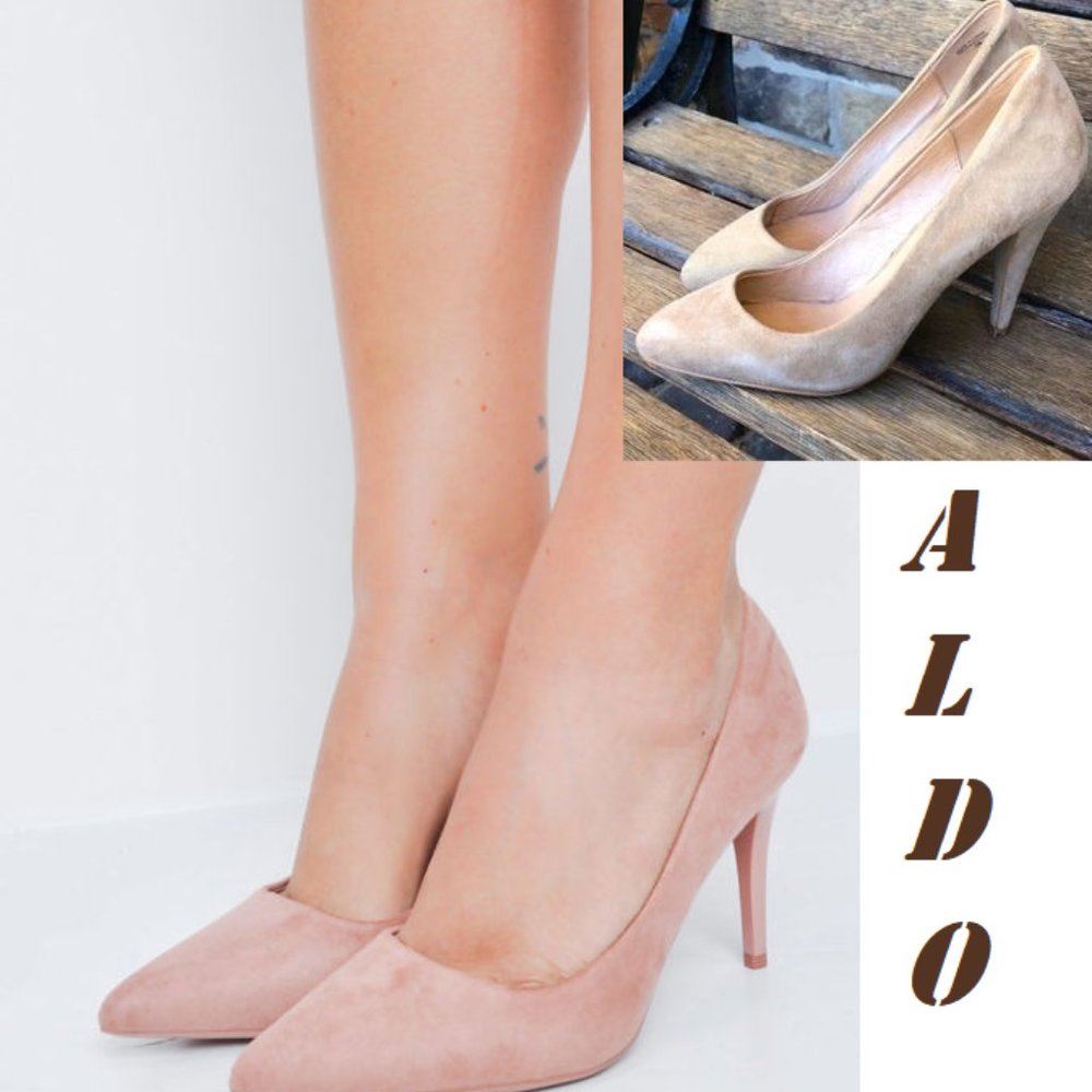 🍒3/30$. Aldo sued high heels. Size 38